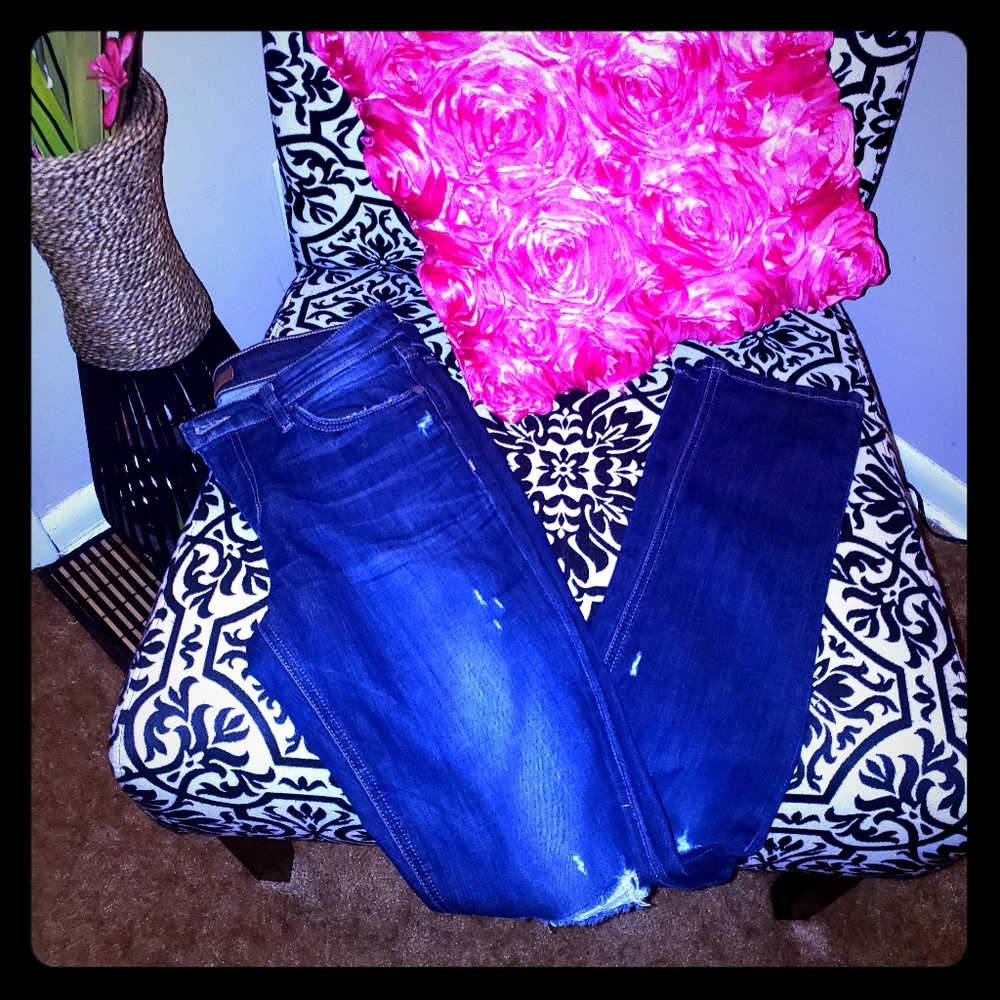 Joe's Jeans Dark Distressed Slim Fit